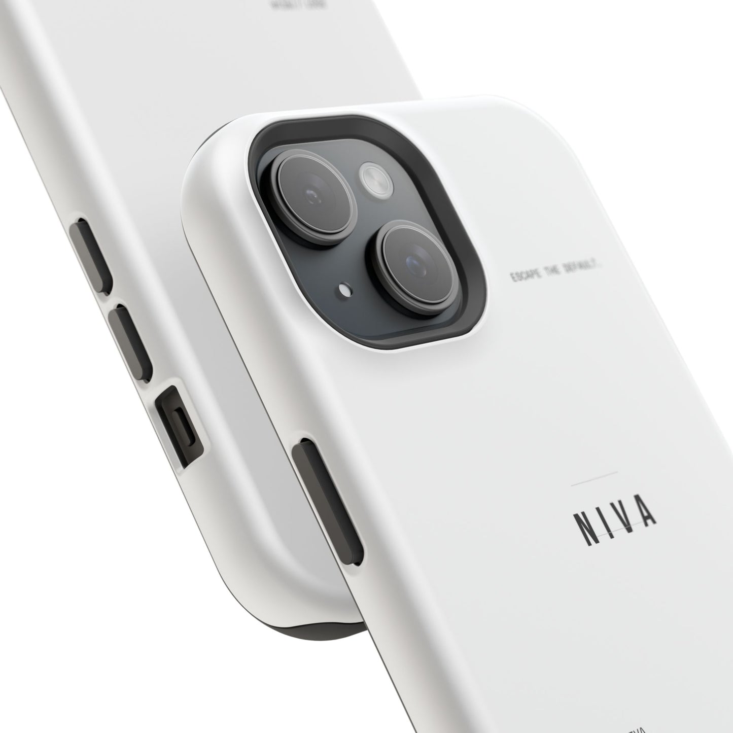 Minimalist Magnetic Impact-Resistant Phone Case — NIVA Text Design