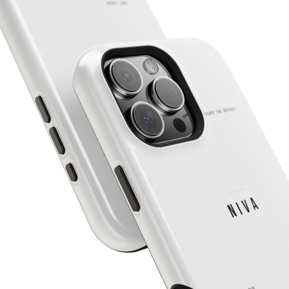 Minimalist Magnetic Impact-Resistant Phone Case — NIVA Text Design
