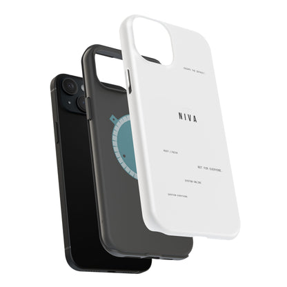 Minimalist Magnetic Impact-Resistant Phone Case — NIVA Text Design