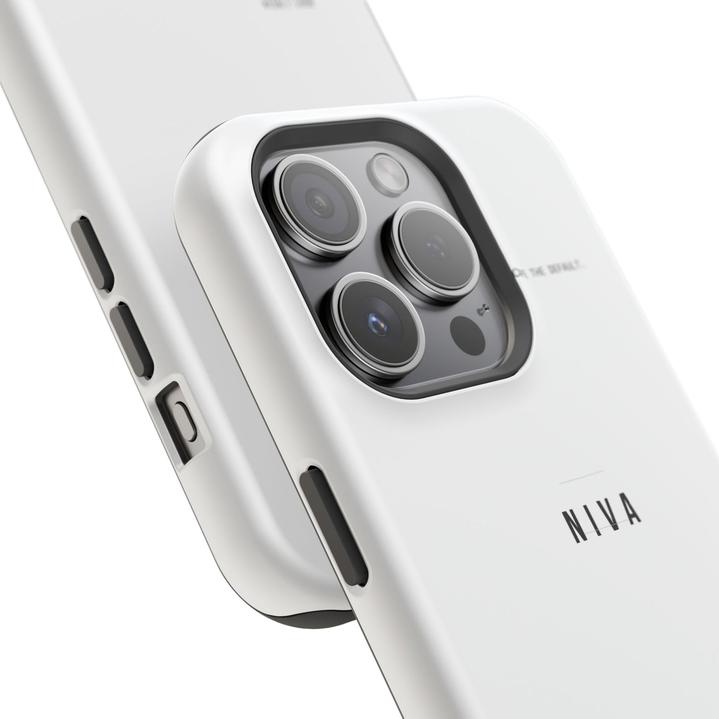 Minimalist Magnetic Impact-Resistant Phone Case — NIVA Text Design