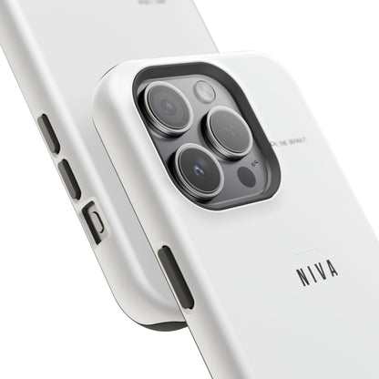 Minimalist Magnetic Impact-Resistant Phone Case — NIVA Text Design