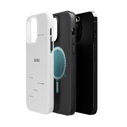 Minimalist Magnetic Impact-Resistant Phone Case — NIVA Text Design