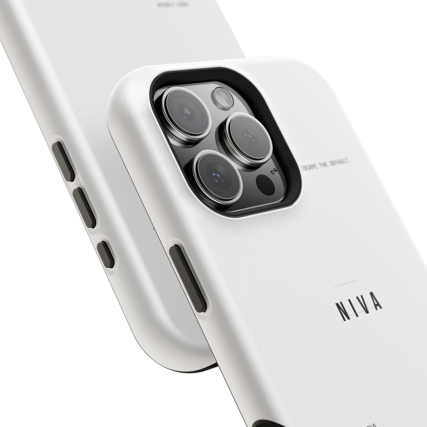 Minimalist Magnetic Impact-Resistant Phone Case — NIVA Text Design