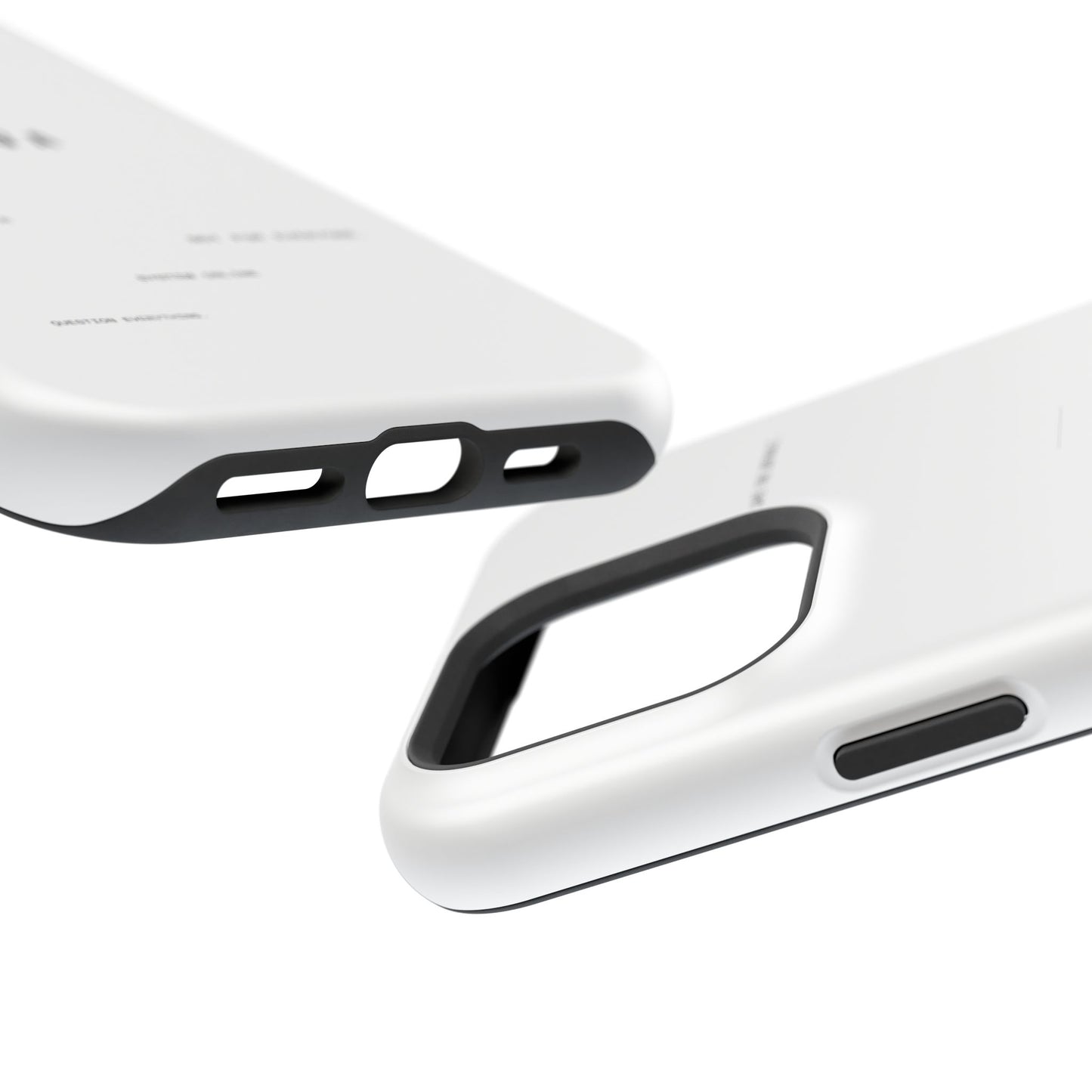 Minimalist Magnetic Impact-Resistant Phone Case — NIVA Text Design