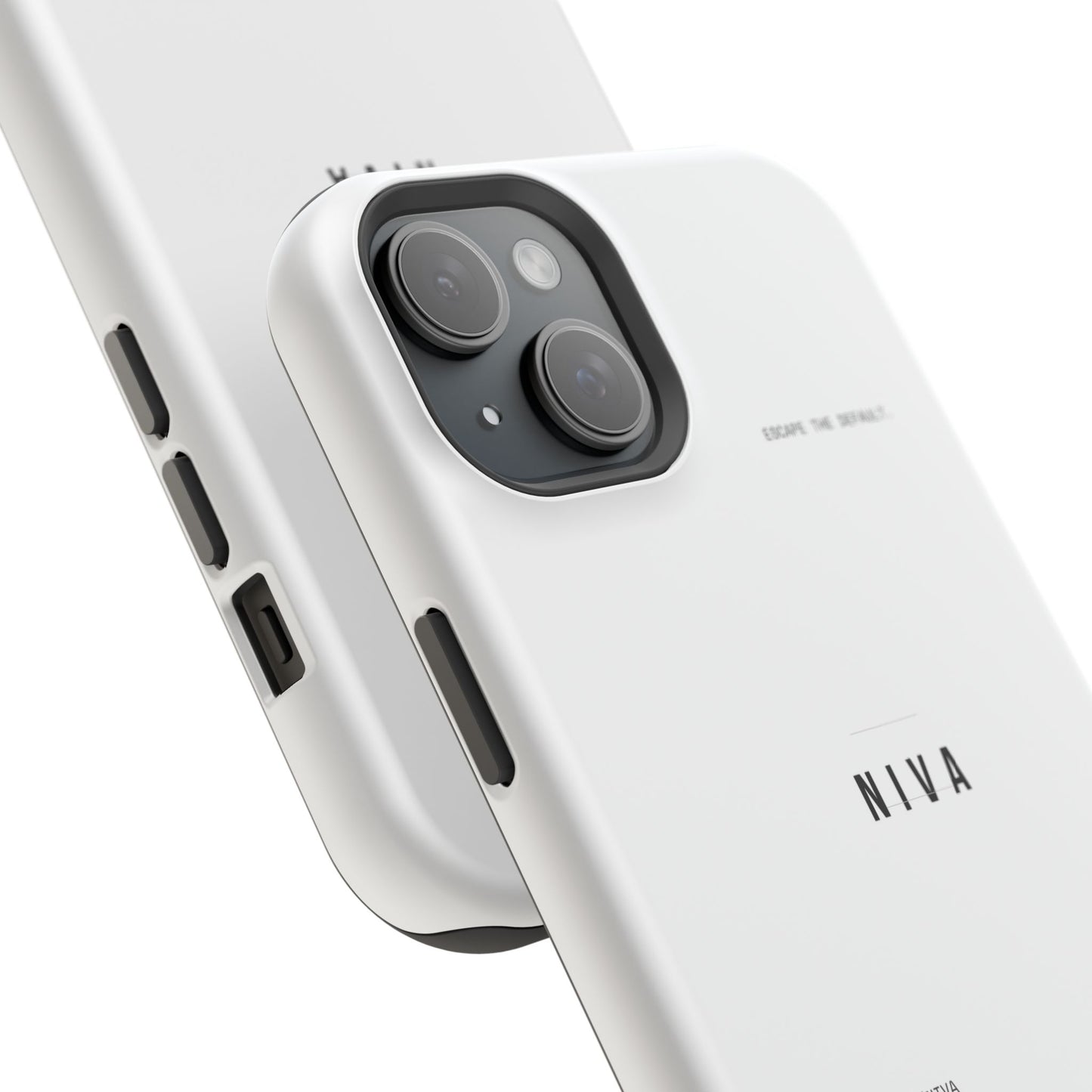 Minimalist Magnetic Impact-Resistant Phone Case — NIVA Text Design
