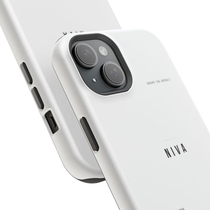 Minimalist Magnetic Impact-Resistant Phone Case — NIVA Text Design