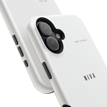 Minimalist Magnetic Impact-Resistant Phone Case — NIVA Text Design