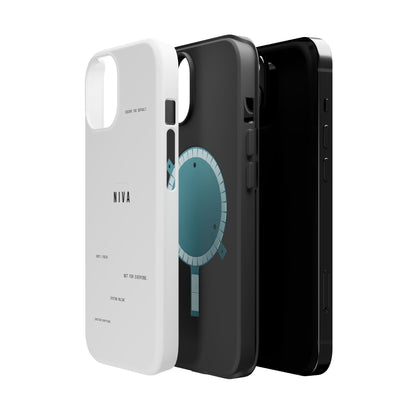 Minimalist Magnetic Impact-Resistant Phone Case — NIVA Text Design