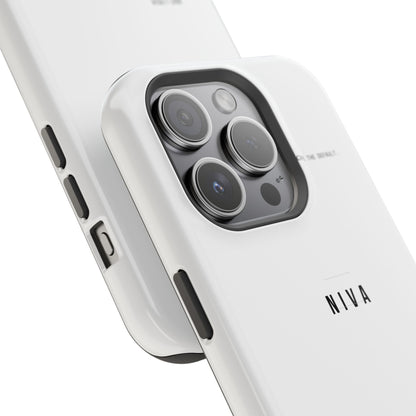 Minimalist Magnetic Impact-Resistant Phone Case — NIVA Text Design