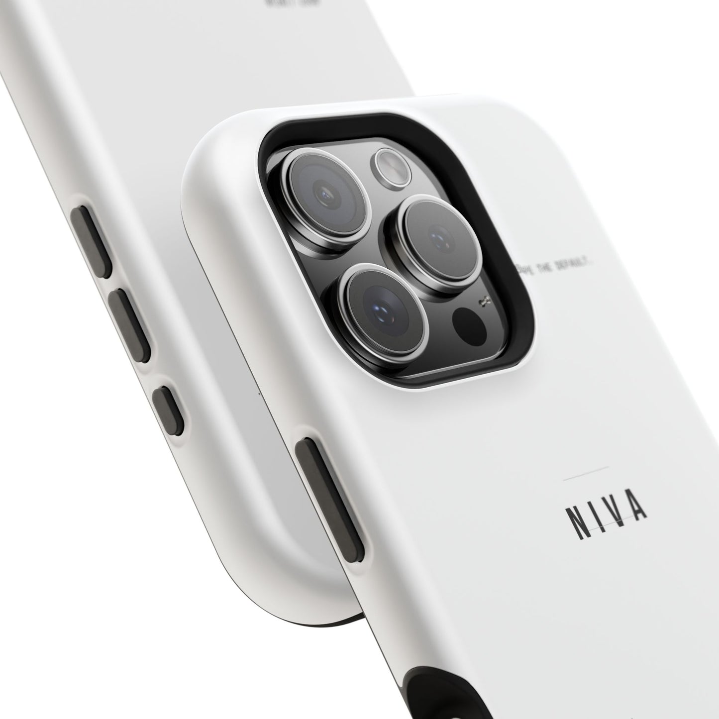 Minimalist Magnetic Impact-Resistant Phone Case — NIVA Text Design