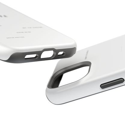 Minimalist Magnetic Impact-Resistant Phone Case — NIVA Text Design