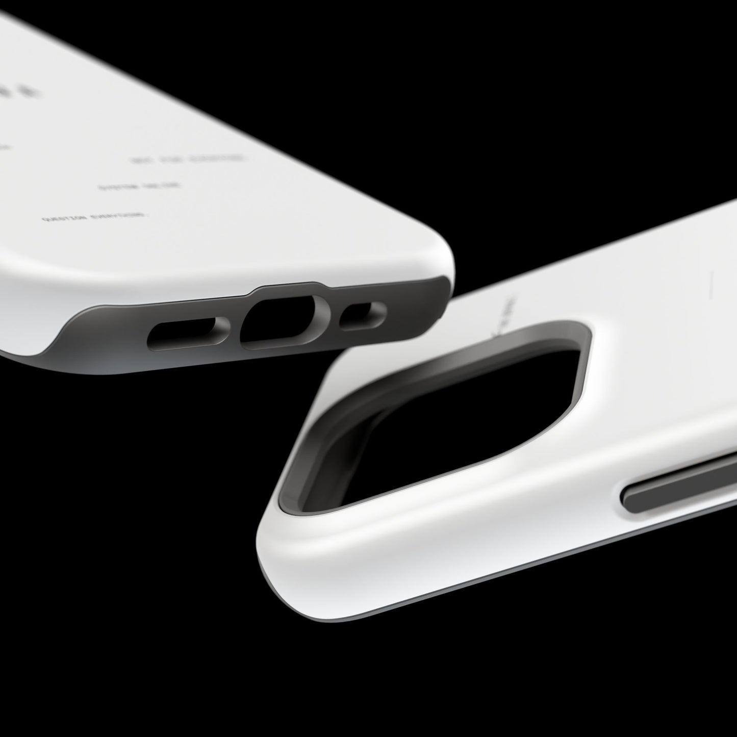 Minimalist Magnetic Impact-Resistant Phone Case — NIVA Text Design