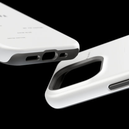 Minimalist Magnetic Impact-Resistant Phone Case — NIVA Text Design