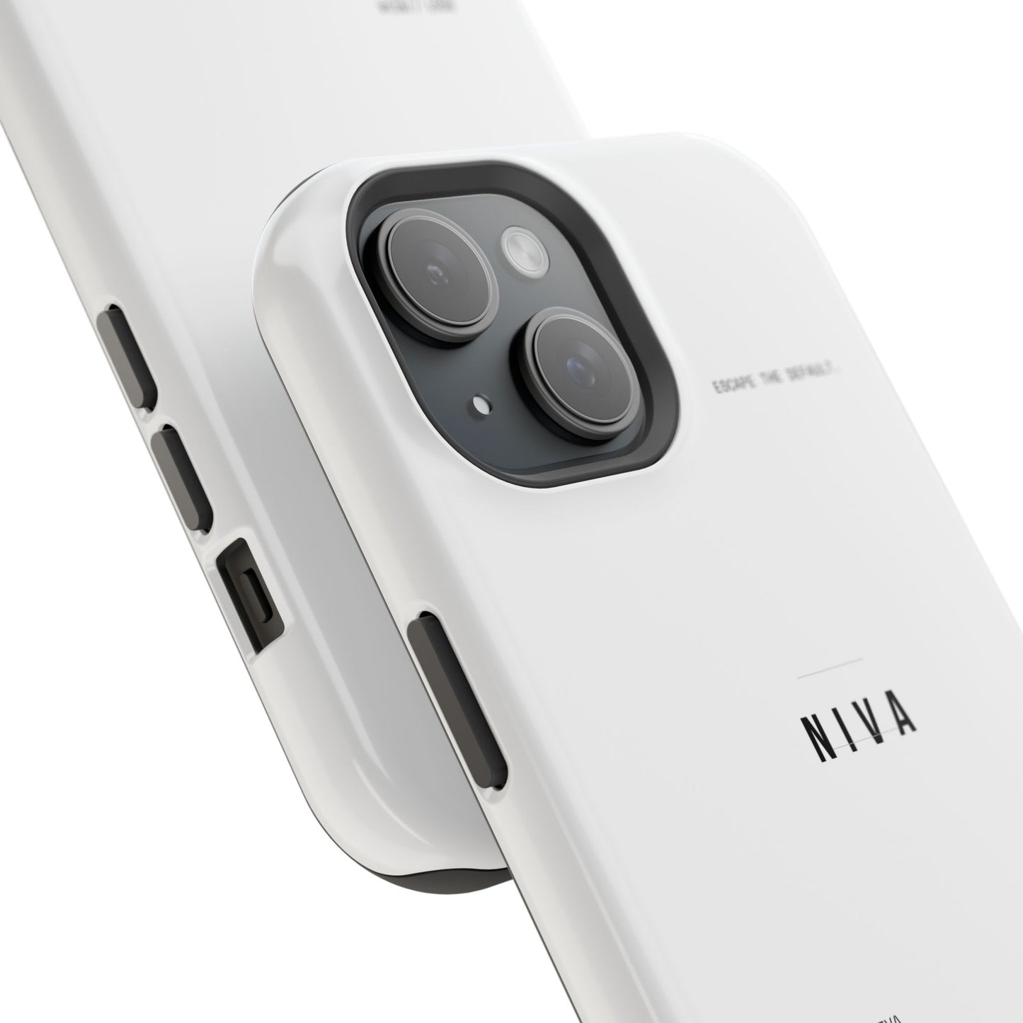 Minimalist Magnetic Impact-Resistant Phone Case — NIVA Text Design