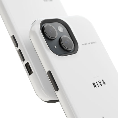 Minimalist Magnetic Impact-Resistant Phone Case — NIVA Text Design