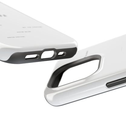 Minimalist Magnetic Impact-Resistant Phone Case — NIVA Text Design
