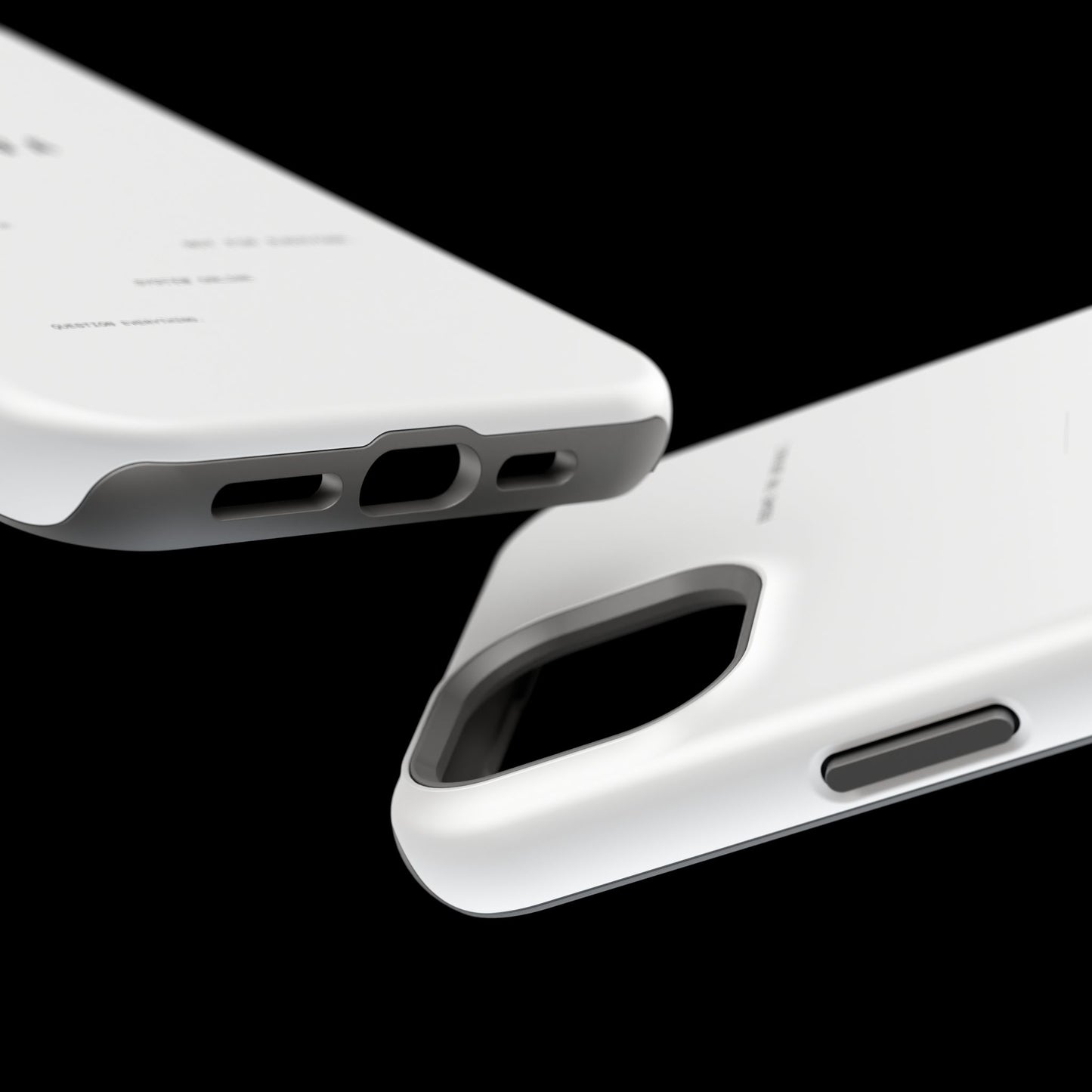 Minimalist Magnetic Impact-Resistant Phone Case — NIVA Text Design