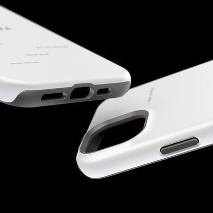 Minimalist Magnetic Impact-Resistant Phone Case — NIVA Text Design