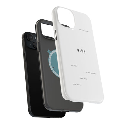 Minimalist Magnetic Impact-Resistant Phone Case — NIVA Text Design