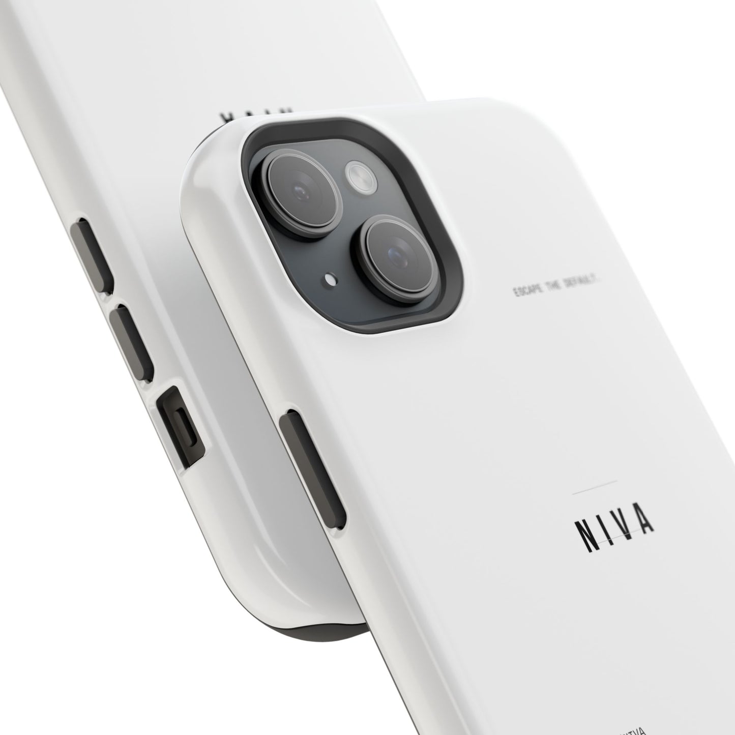 Minimalist Magnetic Impact-Resistant Phone Case — NIVA Text Design
