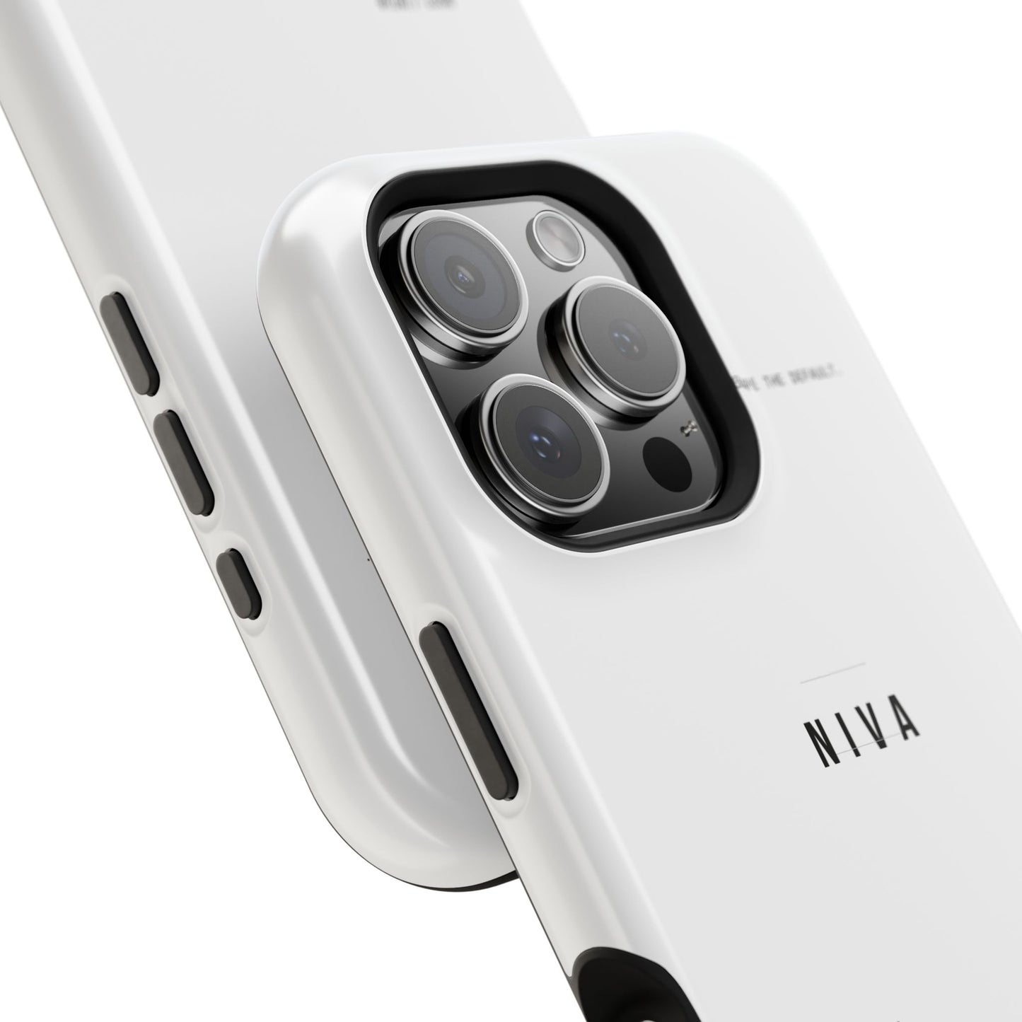 Minimalist Magnetic Impact-Resistant Phone Case — NIVA Text Design