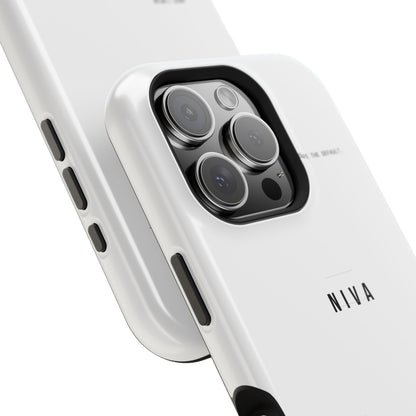 Minimalist Magnetic Impact-Resistant Phone Case — NIVA Text Design